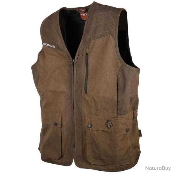Gilet Somlys Classy bicolore marron 277 Marron Marron