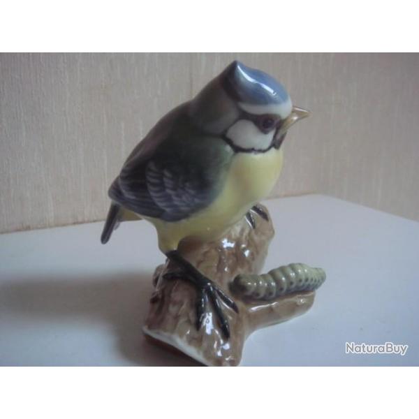 ancien oiseau en c�ramique hauteur 10 cm x 7 cm