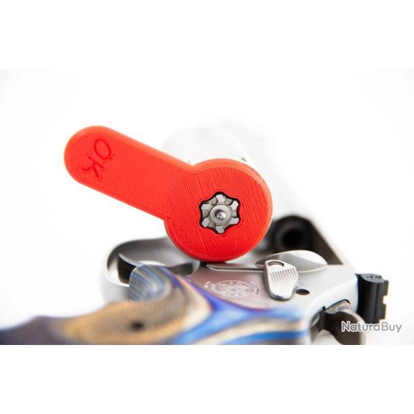 T�moin de chambre vide - Drapeau de s�curit� pour 357 Smith & Wesson 686 (6 coups)