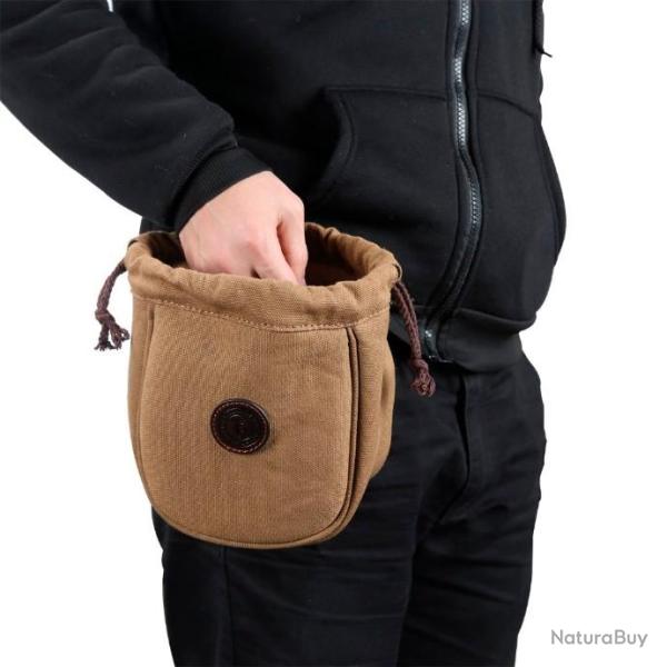 Tourbon Pochette en Toile et Cuir Sac a Munitions LIVRAISON GRATUITE !!