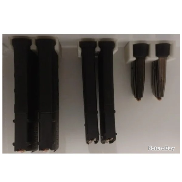 Support pour ranger les chargeurs AR15 308 win PMAG (2 chargeurs) pour coffre fort - I3D