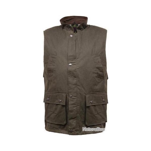 Gilet imp�rm�able Huil� Marron