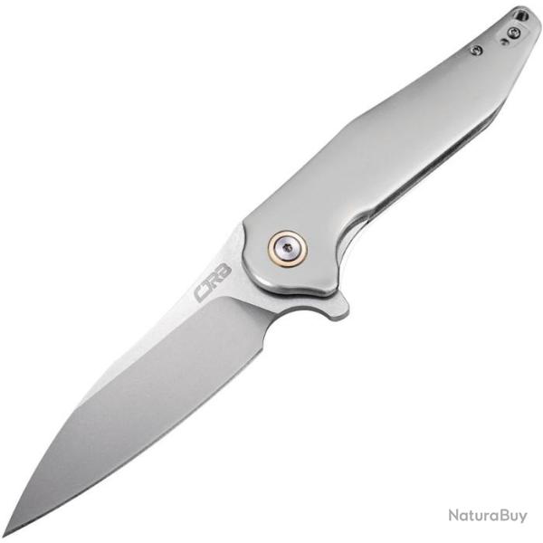 Couteau CJRB Agave Gray Lame Acier D2 Manche Aluminium Linerlock Clip J1911ALC