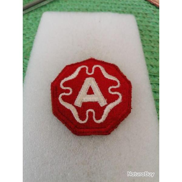 Patch arm�e us 9th ARMY  WW2 ORIGINAL 2