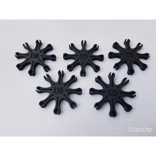 5 Etoiles porte amorces 8 branches pour revolver poudre noire