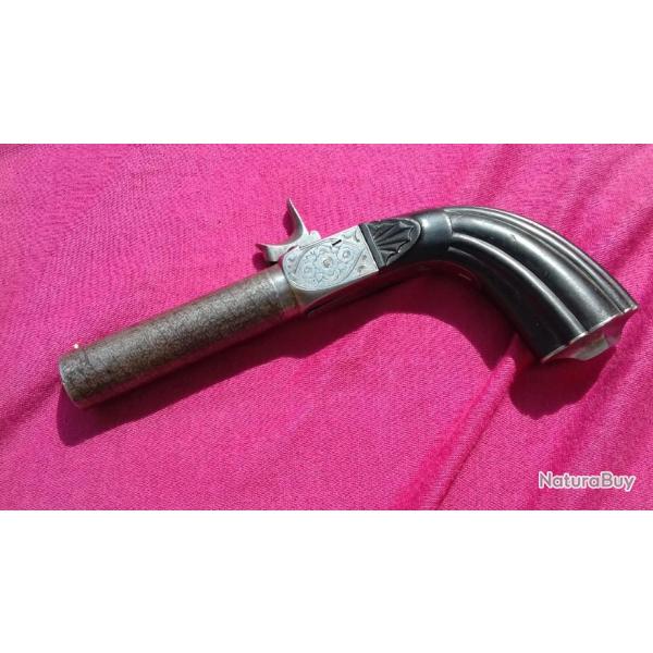 PISTOLET COUP DE POING A PERCUSSION NAPOLEON 3