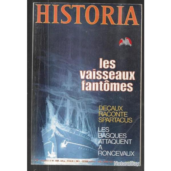 historia n�381 spartacus , roncevaux et basques , vaisseaux fantomes ,10 juillet 1940 p�tain,
