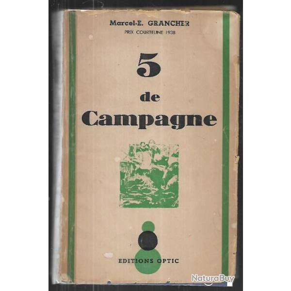 5 de campagne de marcel e.grancher , artillerie