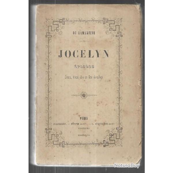 jocelyn  pisode journal trouv chez un cur de village de lamartine 1856