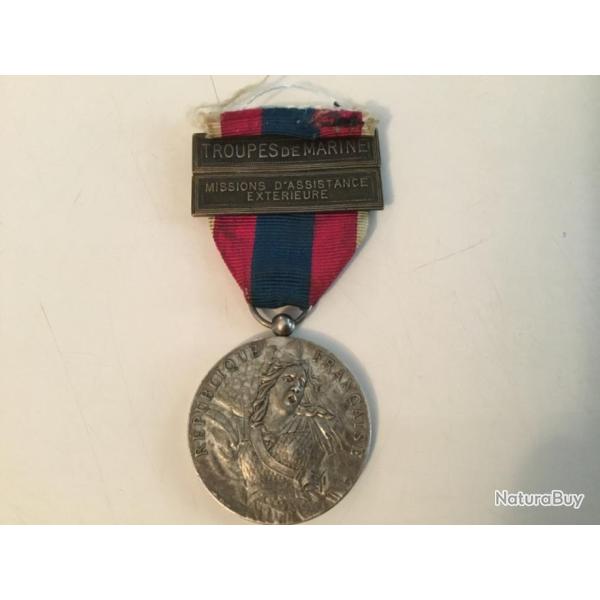 Medaille troupe de marine r�publique francaise