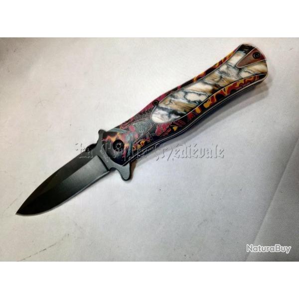 COUTEAU TACTIQUE SAMOURAI/JAPON SEIGNEUR