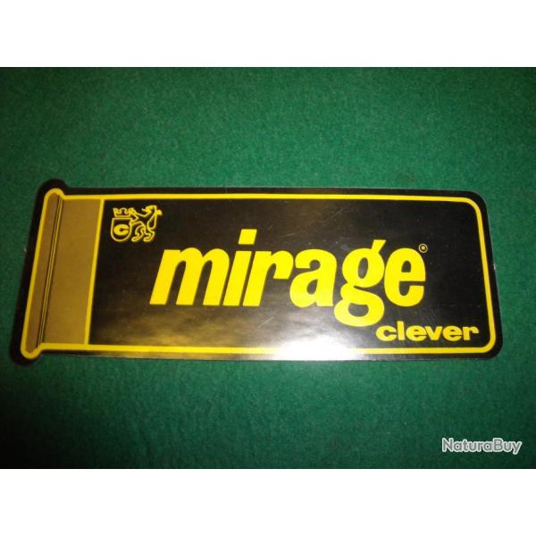 CARTOUCHE CLEVER MIRAGE - STICKER - AUTOCOLLANT *