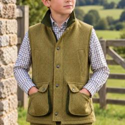 Gilet Tweed enfant unisex
