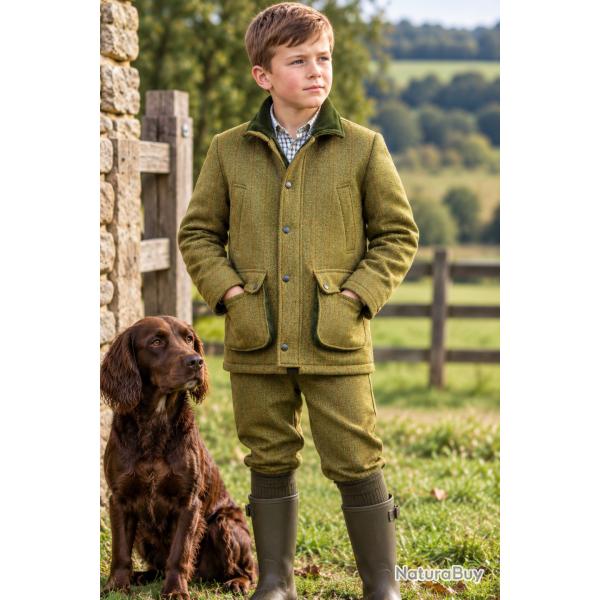 Manteau Tweed enfant unisexe
