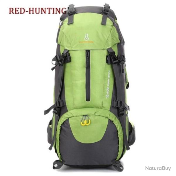 Sac a Dos TREKKING 60L Couleur VERT LIVRAISON GRATUITE !!