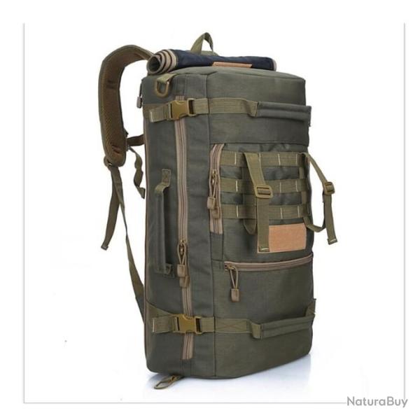SAC A Dos Tactique 50L Couleur VERT LIVRAISON GRATUITE !!