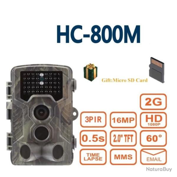 Suntek Camra de Chasse 2G HC800M LIVRAISON GRATUITE !!