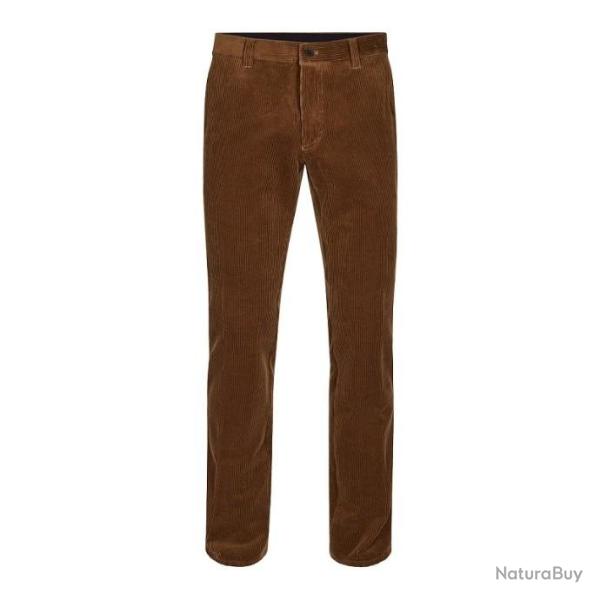 PANTALON SUNWILL VELOURS C�TEL� MARRON T44