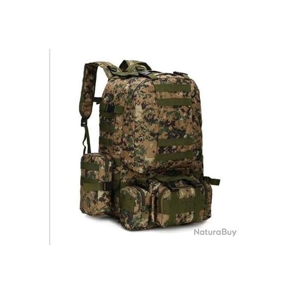 Sac de Camouflage Tactique 50L Couleur WLDG LIVRAISON GRATUITE !!