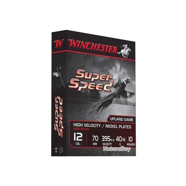 10 CARTOUCHES WINCHESTER SUPER SPEED GENERATION 2 40G CAL 12 PLOMB 4NI