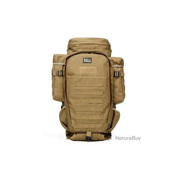 Sac a Dos Tactique 70L Couleur TAN LIVRAISON GRATUITE !!