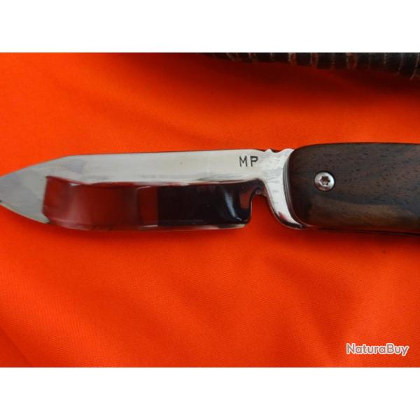 COUTEAU DROIT CHASSE CHASSEUR EVICERE VENNERIE DEPECER RANDONNEE EVISCERE PECHE PECHEUR