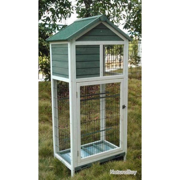 Volire bois inseparable canari cage mandarin VOLIERE DE JARDIN VOLIERE BOIS cielterre-commerce