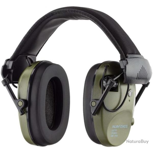 CASQUE ANTIBRUIT ELECTRONIQUE NUM'AXES CAS1034 KAKI