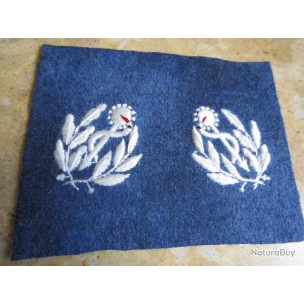 coin col infirmier troupe ( tiss� blanc ) premi�re guerre bleu horizon m�decin m�dical infirmi�re