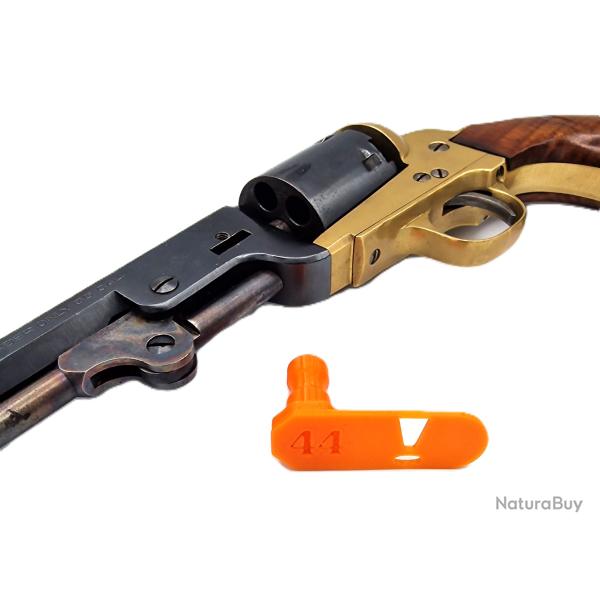Bouchon de mise en s�curit� avec languette Colt 1851 Calibre 44 Poudre Noire