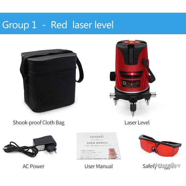Niveau Laser Rotatif 360 Auto Nivelant 5 LIGNES 6 POINTS-GROUP 1 20260729082507