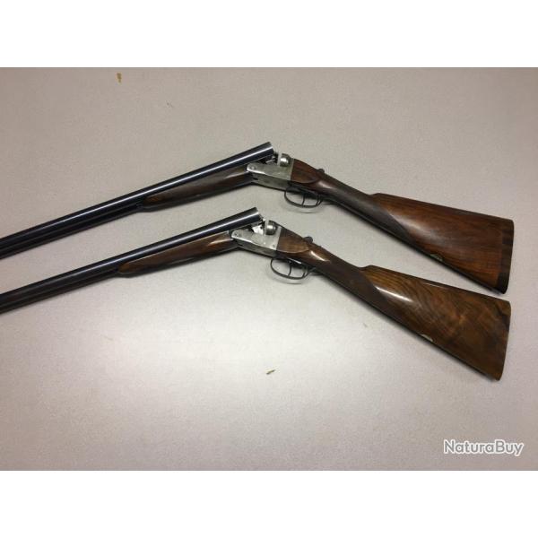 Paire fusils juxtapos�s cal 12 - GONDRE � paris (�change possible avec arme ray�e)