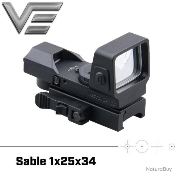 VECTOR OPTICS SABLE 1X25X34 MULTI RETICULE 1 MOA LIVRAISON GRATUITE  !!
