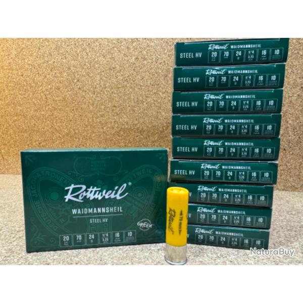100 Rottweil Steel Game HV 20/70 3,25 mm N�4