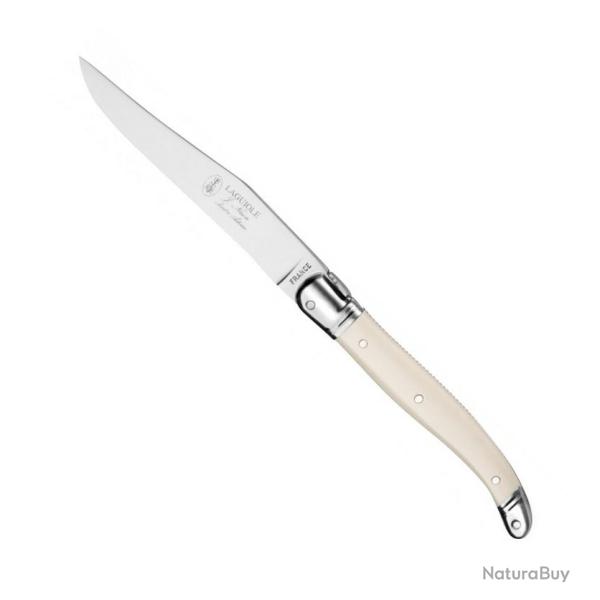 6 Couteaux de table "Laguiole", Couleur ivoire [N�ron]