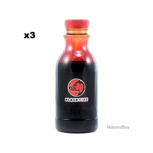 Black Fire - Original goudron attractif sanglier 3 bouteilles