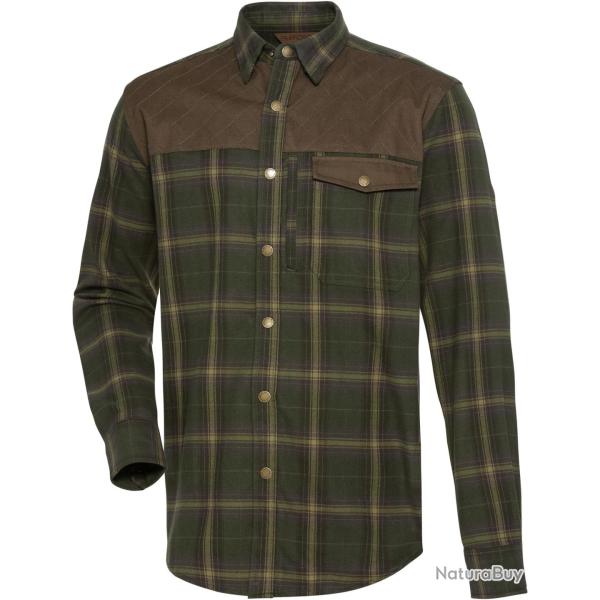 Chemise de chasse Taunus DK Couleur Carreaux olive L