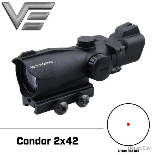 VECTOR OPTICS  CONDOR 2X42 5 MOA LIVRASION GRATUITE !!