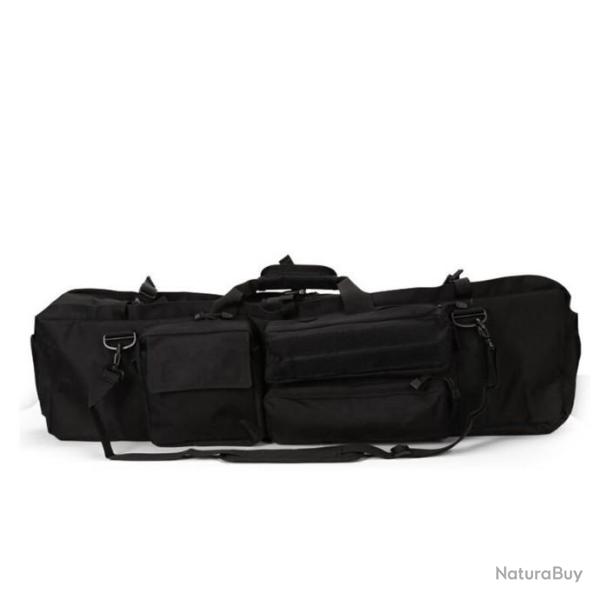 Etui a Fusil Tactique HAUTE QUALITE 95CM COULEUR NOIR LIVRAISON GRATUITE !!