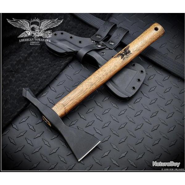 Hache Hachette American Model 1 Tomahawk Hickory Lame Acier Carbone 1060 Made USA ATC810676