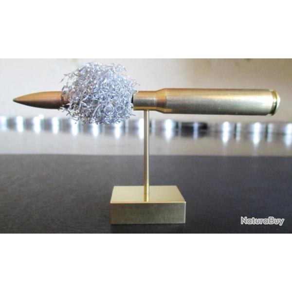 sculpture tir d'une cartouche