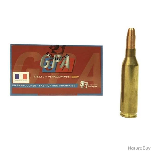 Munitions SOLOGNE calibre 243 Win GPA 89gr - 5.7g x20