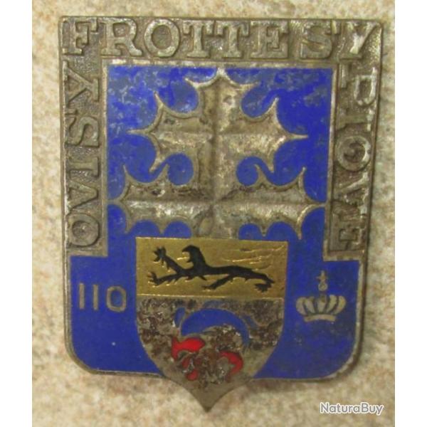 110� Rgt d'Inf, �mail, dos guilloch�, 1 pastille ronde sans marque