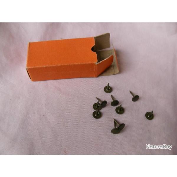 WW2 US BOITE DE 100 CLOUS/PUNAISES AM�RICAINES MILITAIRE R�GLEMENTAIRE CAMOUFL�ES 1943 3