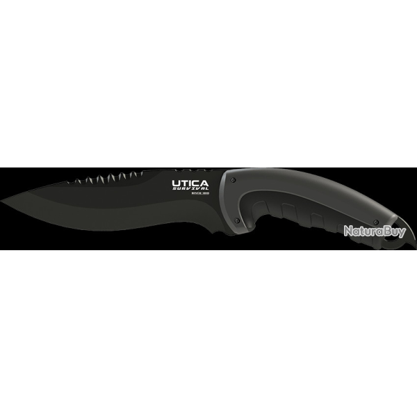 Couteau Utica Timber Tamer III Lame Acier 8Cr13MoV Manche Polym�re Etui Nylon UTK911307CP