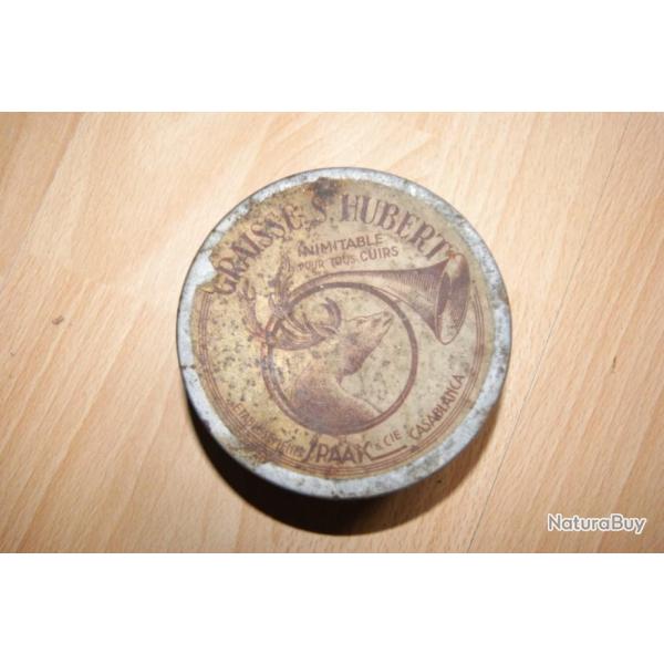 boite graisse fusil ST HUBERT pleine poids boite 379 gr - VENDU PAR JEPERCUTE (D20M153)