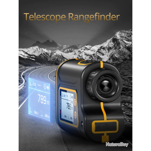 Tlmtre Laser 800 mtres - Ecran numrique - 7 fonctions