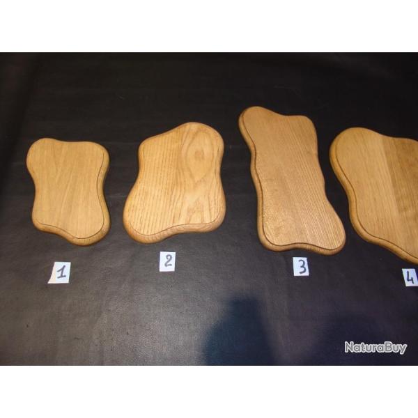 cusson en chne socle plateau  forme goutte d'eau