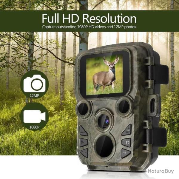 Cam�ra chasse surveillance photo vid�o 12mp 2025