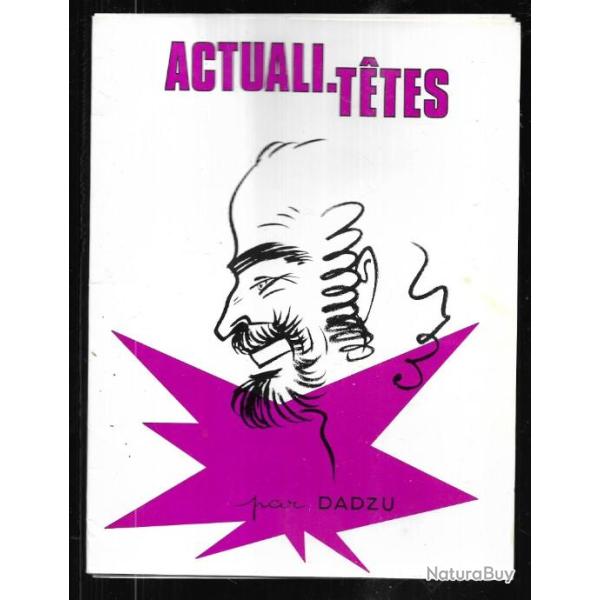 caricatures de dadzu, actuali-t�tes , 12 dessins